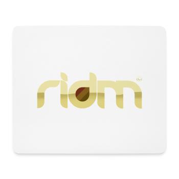 ridm gold - Mousepad (Querformat) - Weiß - Vorne