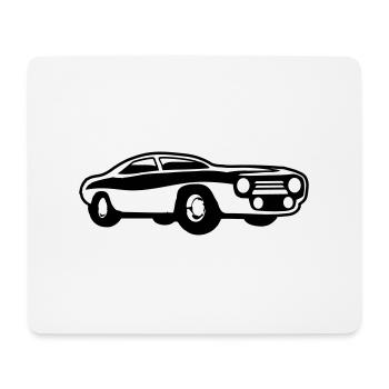 Oldtimer Car Retro Vintage Love Racing Car Driving - Mouse Pad (horizontal) - white - Front