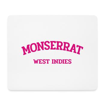 Monserrat - Plymouth - Caribbean - West Indies - Mouse Pad (horizontal) - white - Front