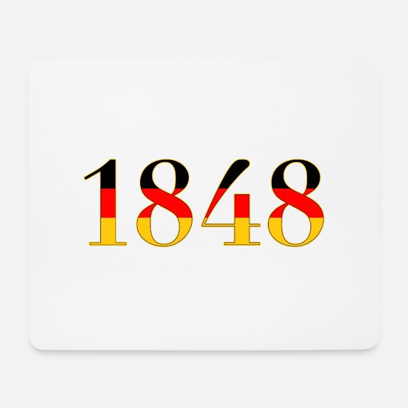 1848 - Mousepad (Querformat) - Weiß