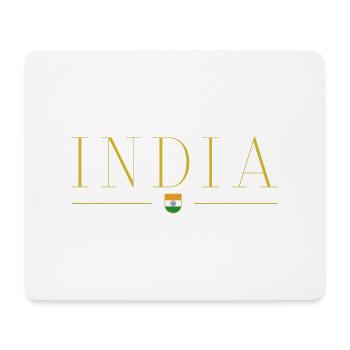 Ich liebe Indien, Stil Design T-Shirt - Mousepad (Querformat) - Weiß - Vorne