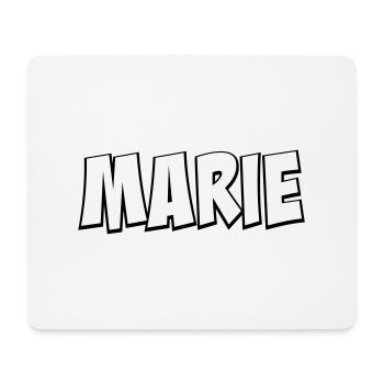 Marie Vorname Geschenk - Mousepad (Querformat) - Weiß - Vorne