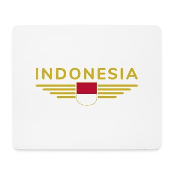 Indonesia Jakarta Fan Outfit Design T Shirt - Mouse Pad (horizontal) - white - Front