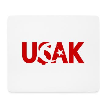Usak Türkei Flagge - Mousepad (Querformat) - Weiß - Vorne