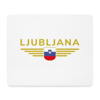 Trendy Ljubljana design - Mouse Pad (horizontal) - white - Front