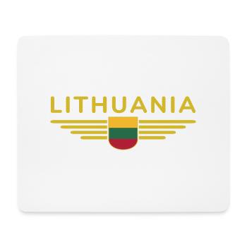 Lithuania T-Shirt – Pride and Style - Mouse Pad (horizontal) - white - Front