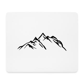 Mountains Mountains 2 - Mouse Pad (horizontal) - white - Front