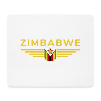 T-shirt Zimbabwe pour les fans de l’Afrique - Tapis de souris (format paysage) - blanc - Devant