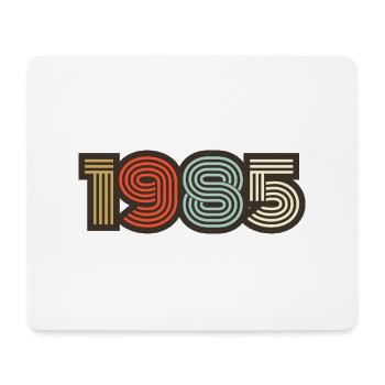 1985 rétro vintage - Tapis de souris (format paysage) - blanc - Devant