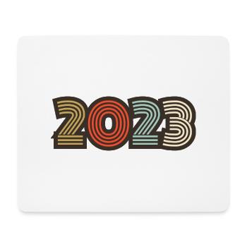 2023 Retro Vintage - Mouse Pad (horizontal) - white - Front