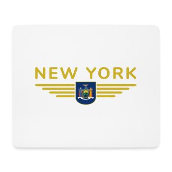 T-shirt de supporter de New York – Parfait pour les fans ! - Tapis de souris (format paysage) - blanc - Devant
