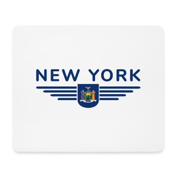 T-shirt de supporter de New York – Parfait pour les fans ! - Tapis de souris (format paysage) - blanc - Devant