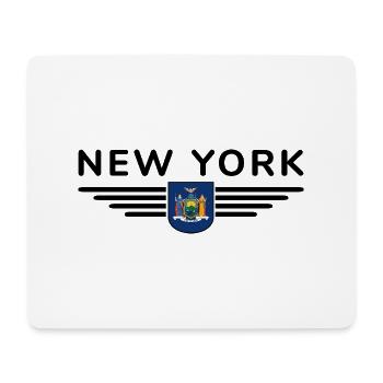 T-shirt de supporter de New York – Parfait pour les fans ! - Tapis de souris (format paysage) - blanc - Devant