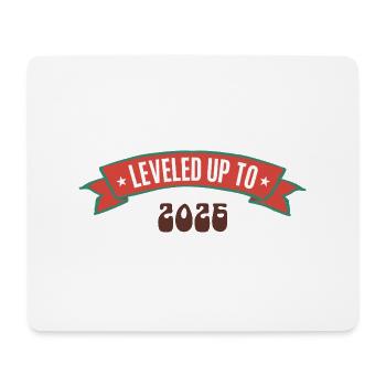 Leveled Up To 2026 Neujahr Frohes Neues Jahr - Mousepad (Querformat) - Weiß - Vorne