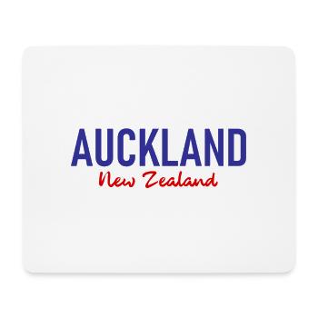 Auckland - Nouvelle-Zélande - Aotearoa - Maori - Kiwi - Tapis de souris (format paysage) - blanc - Devant