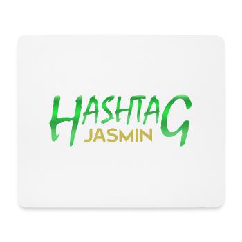 Jasmin als Vorname - Mousepad (Querformat) - Weiß - Vorne