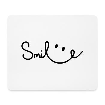 smile - Mouse Pad (horizontal) - white - Front