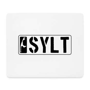 L’île de Sylt - Tapis de souris (format paysage) - blanc - Devant