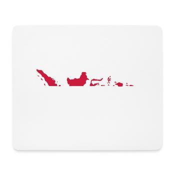 Indonesia - Mouse Pad (horizontal) - white - Front