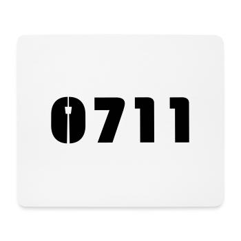 Baby-Mütze Stuttgart-0711 - Mousepad (Querformat) - Weiß - Vorne