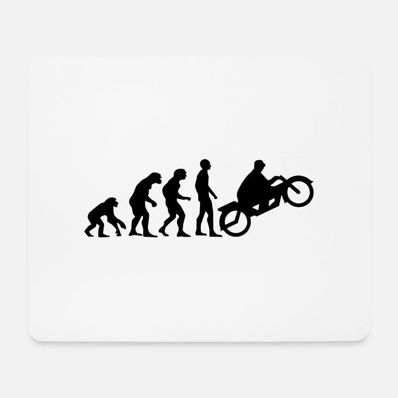 motor evolution 2 - Mouse Pad (horizontal) - white