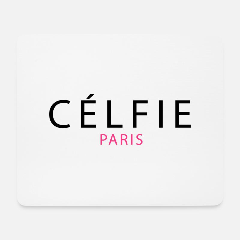Célfie Paris - Mousepad (Querformat) - Weiß