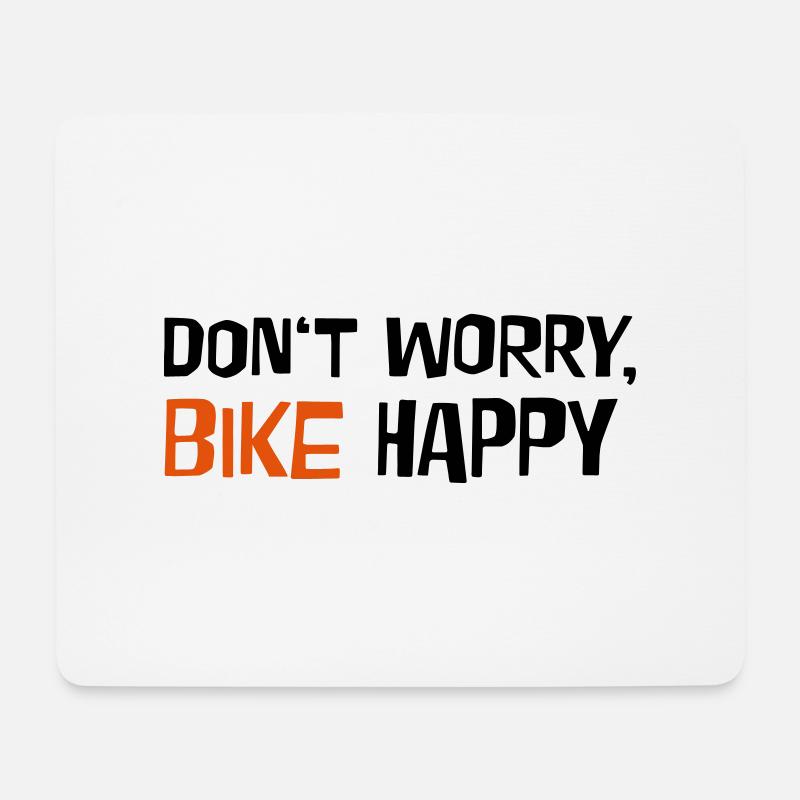 Motorrad - Mousepad (Querformat) - Weiß