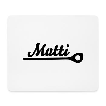 Mutti kocht! - Mousepad (Querformat) - Weiß - Vorne