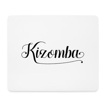 Kizomba Schrift 1a - Mousepad (Querformat) - Weiß - Vorne