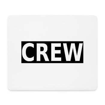 crew - Mousepad (Querformat) - Weiß - Vorne