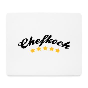 chefkoch - Mousepad (Querformat) - Weiß - Vorne