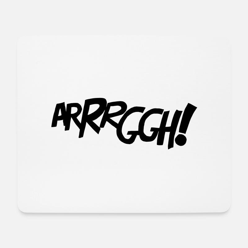 ARRRGGH! - Comic-Style - Mouse Pad (horizontal) - white