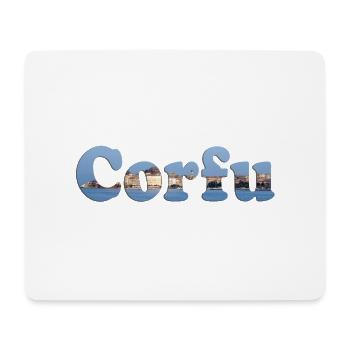 Corfu Korfu - Mousepad (Querformat) - Weiß - Vorne