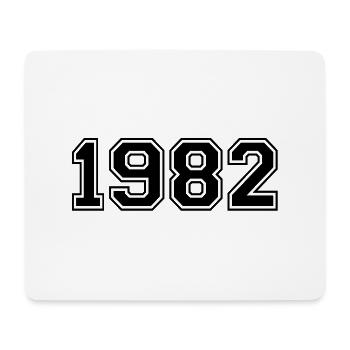 1982 - Mousepad (Querformat) - Weiß - Vorne