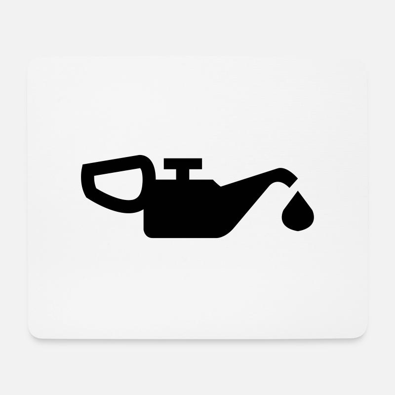 Oil - Mouse Pad (horizontal) - white