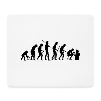 Evolution of Society - Mouse Pad (horizontal) - white - Front