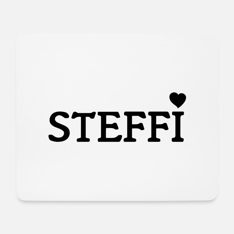 steffi_1 - Mousepad (Querformat) - Weiß