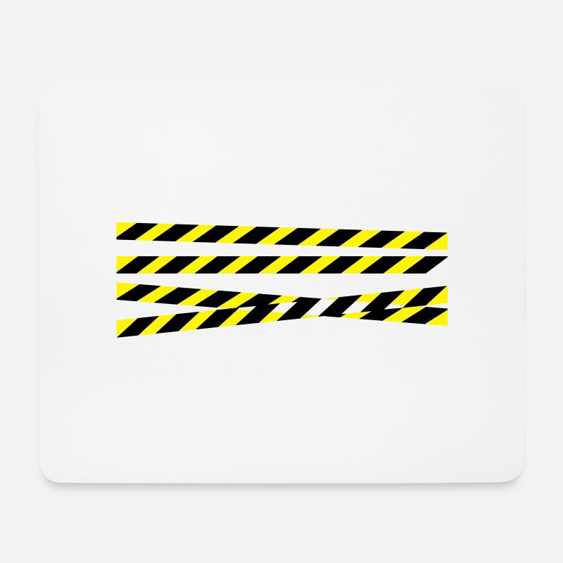 ansperrband__f2 - Mousepad (Querformat) - Weiß