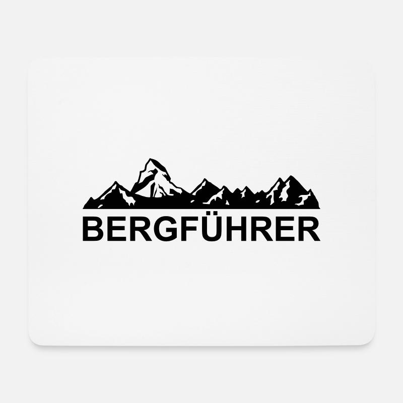 bergführer - Mousepad (Querformat) - Weiß
