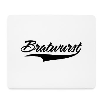 saucisse - Tapis de souris (format paysage) - blanc - Devant