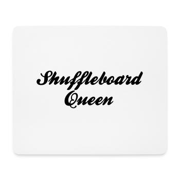 shuffleboard queen - Mouse Pad (horizontal) - white - Front