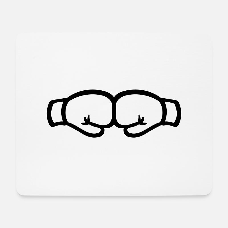 Boxen - Mousepad (Querformat) - Weiß