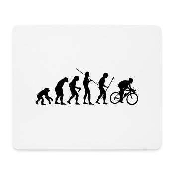 Biker evolution - Mousepad (Querformat) - Weiß - Vorne