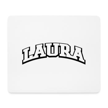 Laura College Uni School Gift - Tapis de souris (format paysage) - blanc - Devant