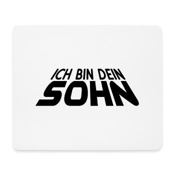 Ich bin dein SOHN 3D 1c - Tapis de souris (format paysage) - blanc - Devant