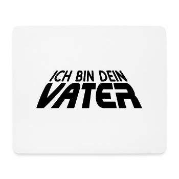 Ich bin dein VATER 3D 1c - Tapis de souris (format paysage) - blanc - Devant