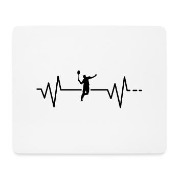 Badminton, badminton, vitesse, tennis - Tapis de souris (format paysage) - blanc - Devant