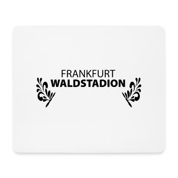 FRANKFURT WALDSTADION – Fussball Apfelwein Gerippt - Mousepad (Querformat) - Weiß - Vorne