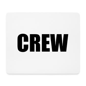 crew - Tapis de souris (format paysage) - blanc - Devant