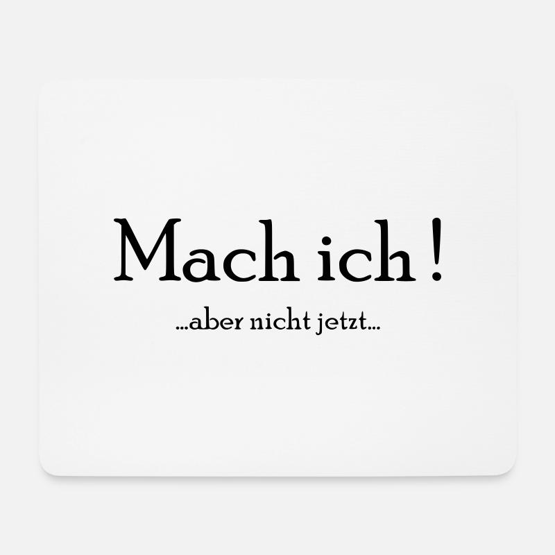 Cooler Spruch - Mousepad (Querformat) - Weiß